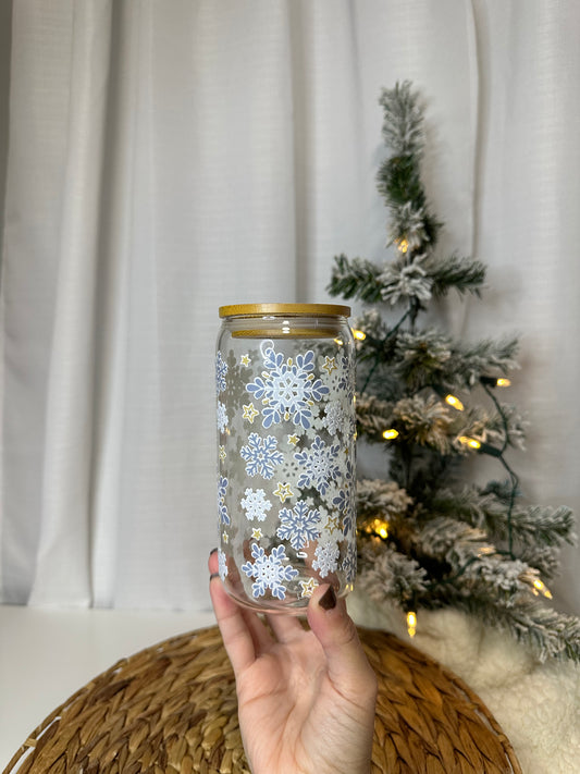 Snowin Sky Glass Cup