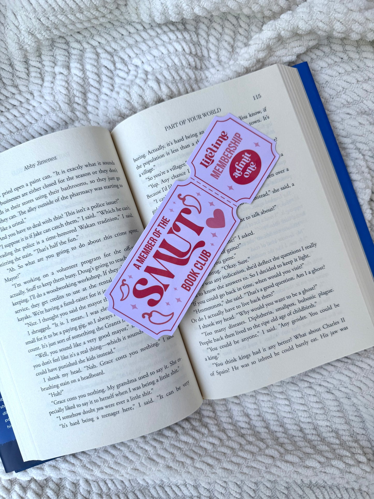 SMUT Book Club Bookmark