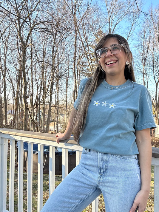 Daisy Embroidered Shirt
