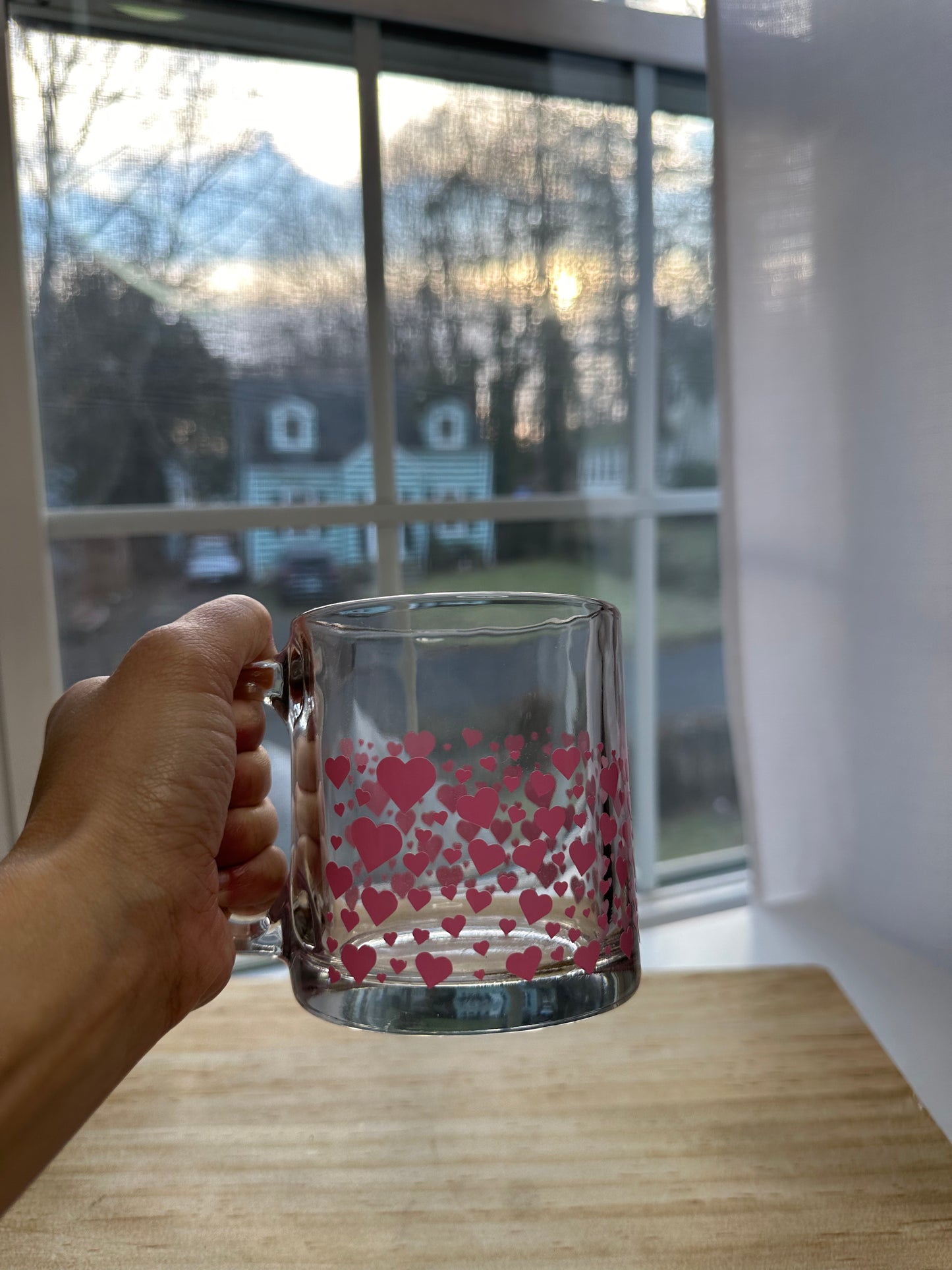 Love Away Glass Mug