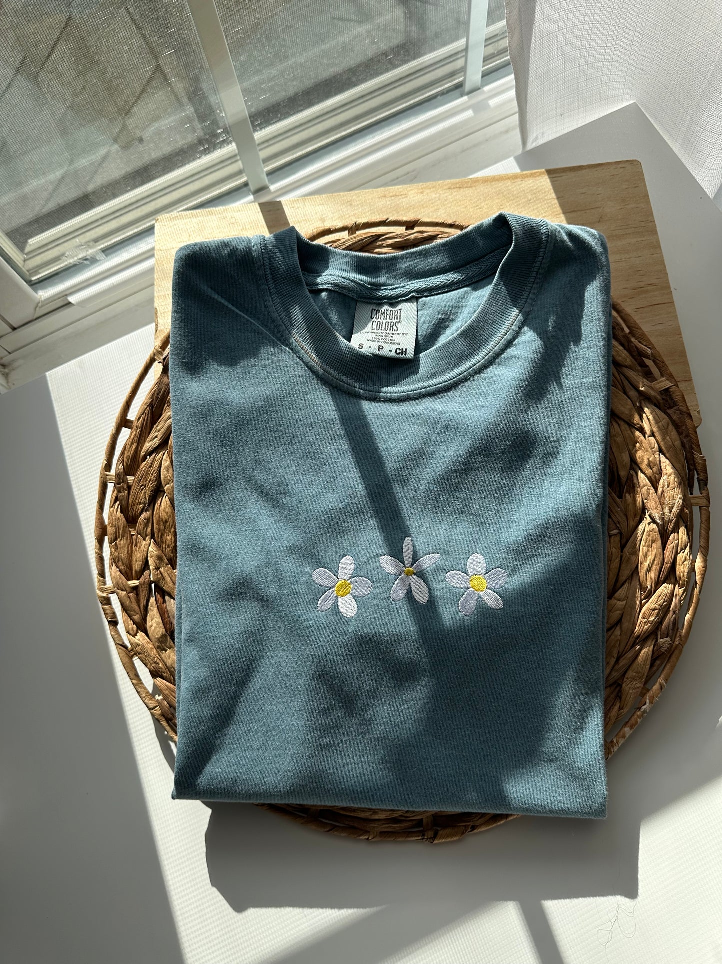 Daisy Embroidered Shirt
