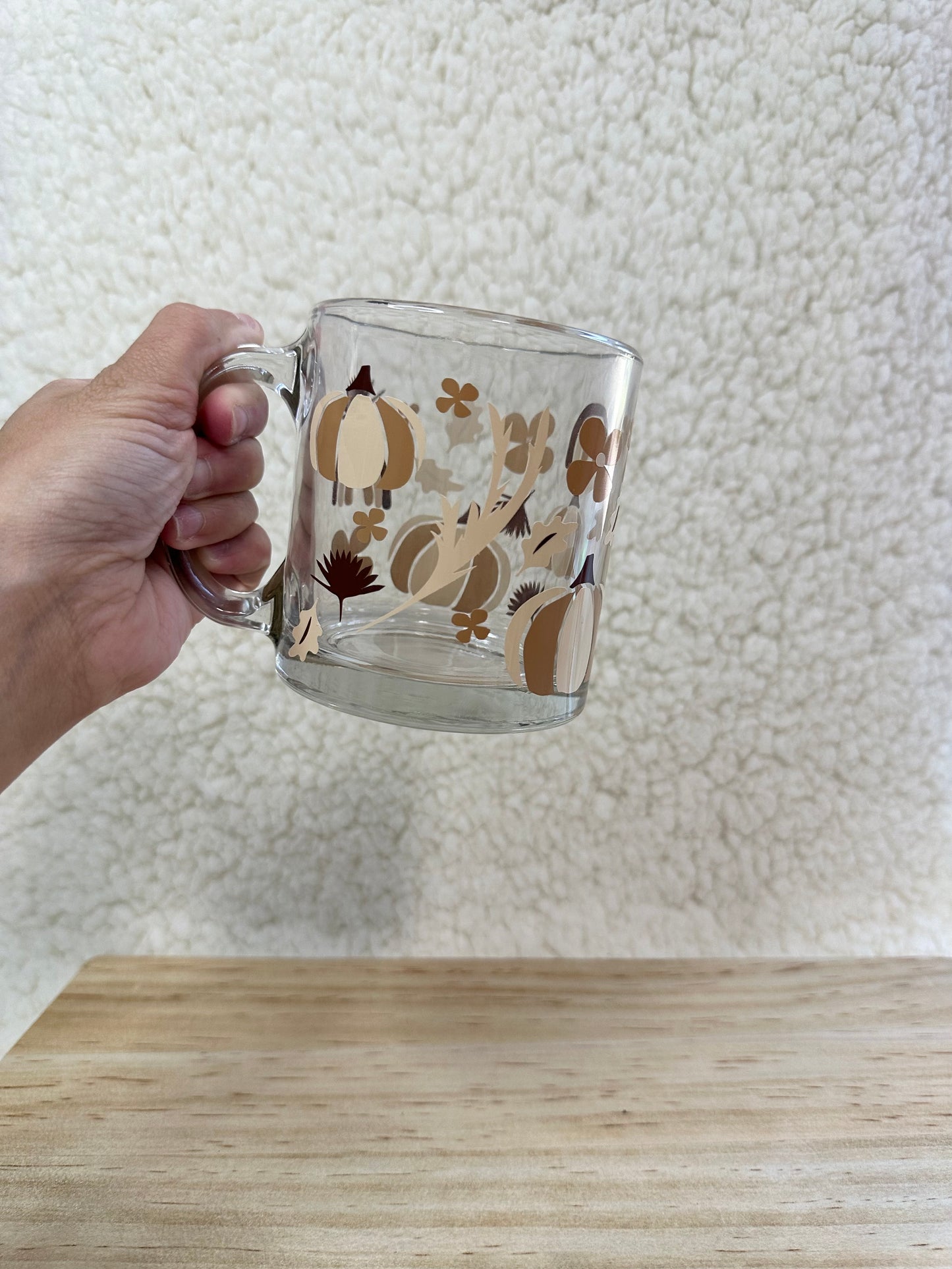 Boho Fall Glass Mug