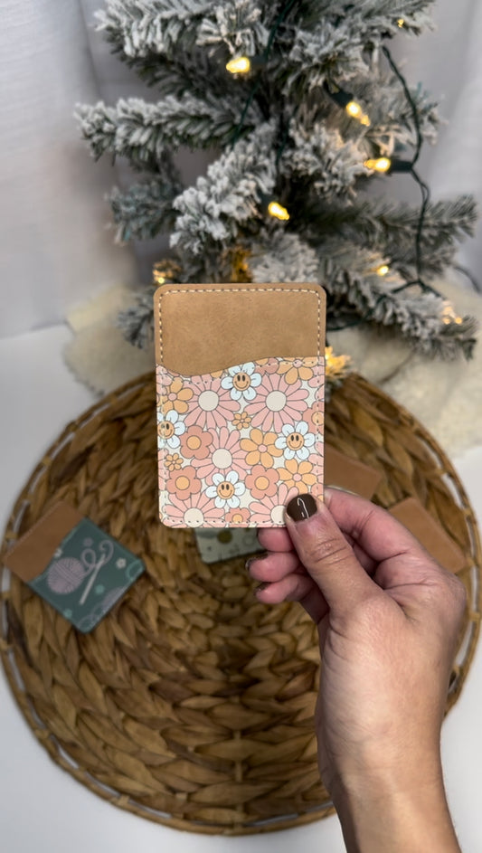 Daisy Retro Card Holder