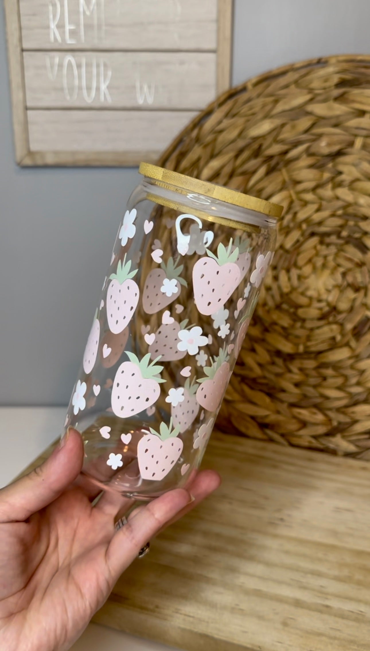 Strawberry Pink Cup