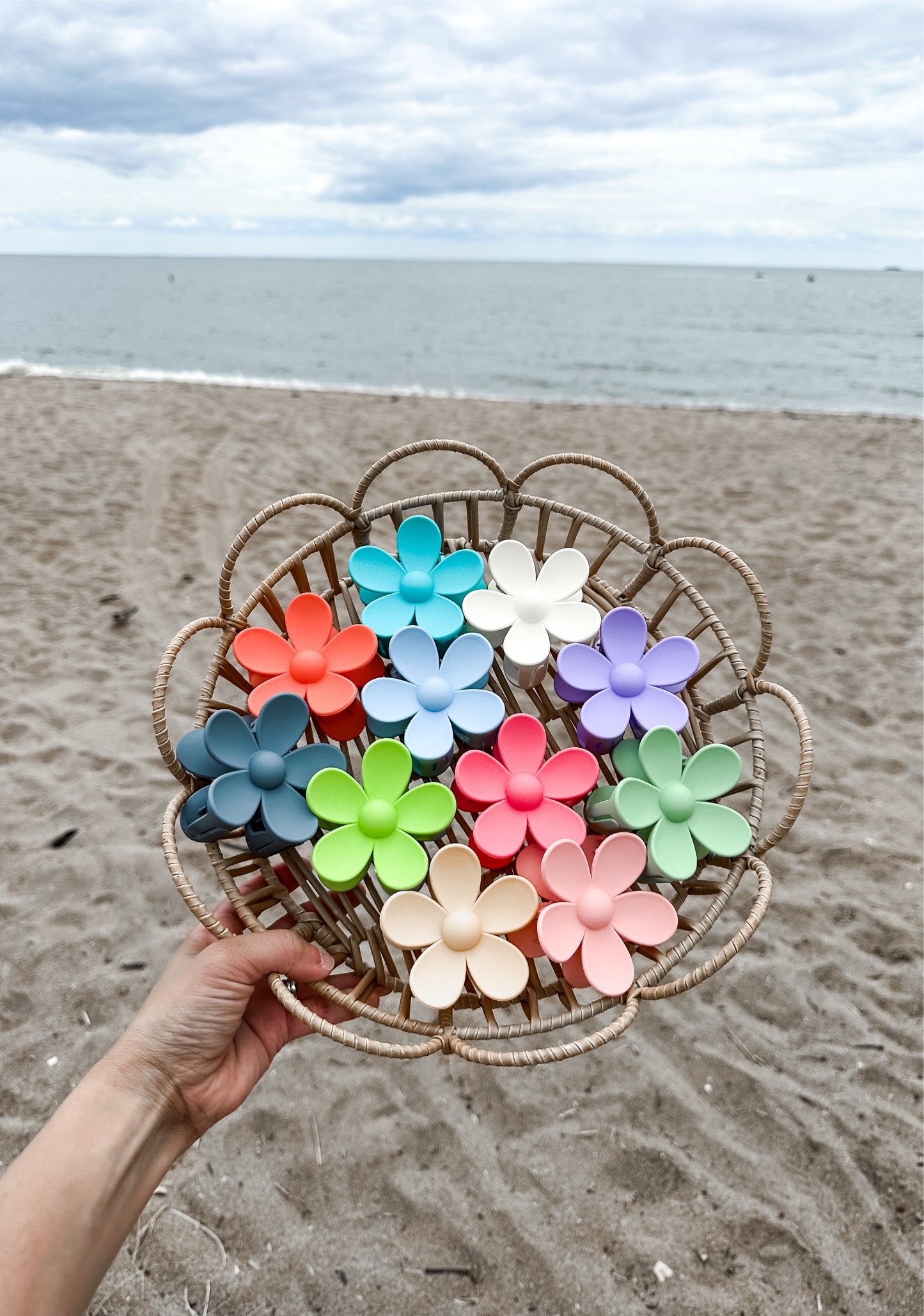 Flower Hair Clips