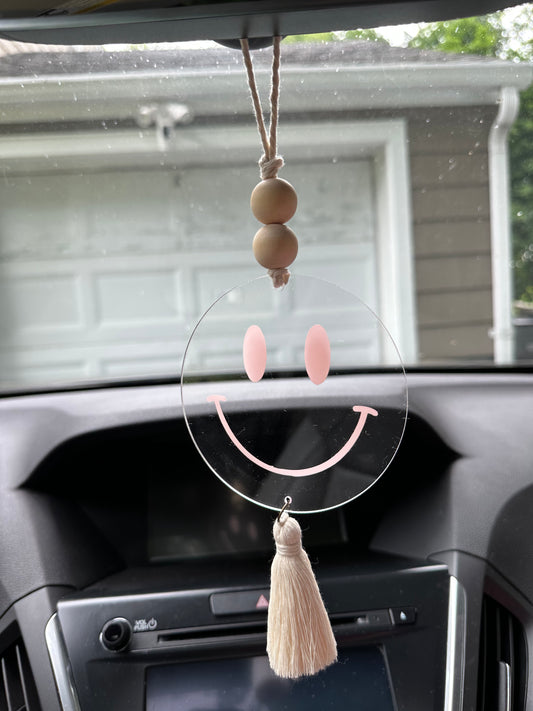 Smiley face - Rear View Car Diffuser