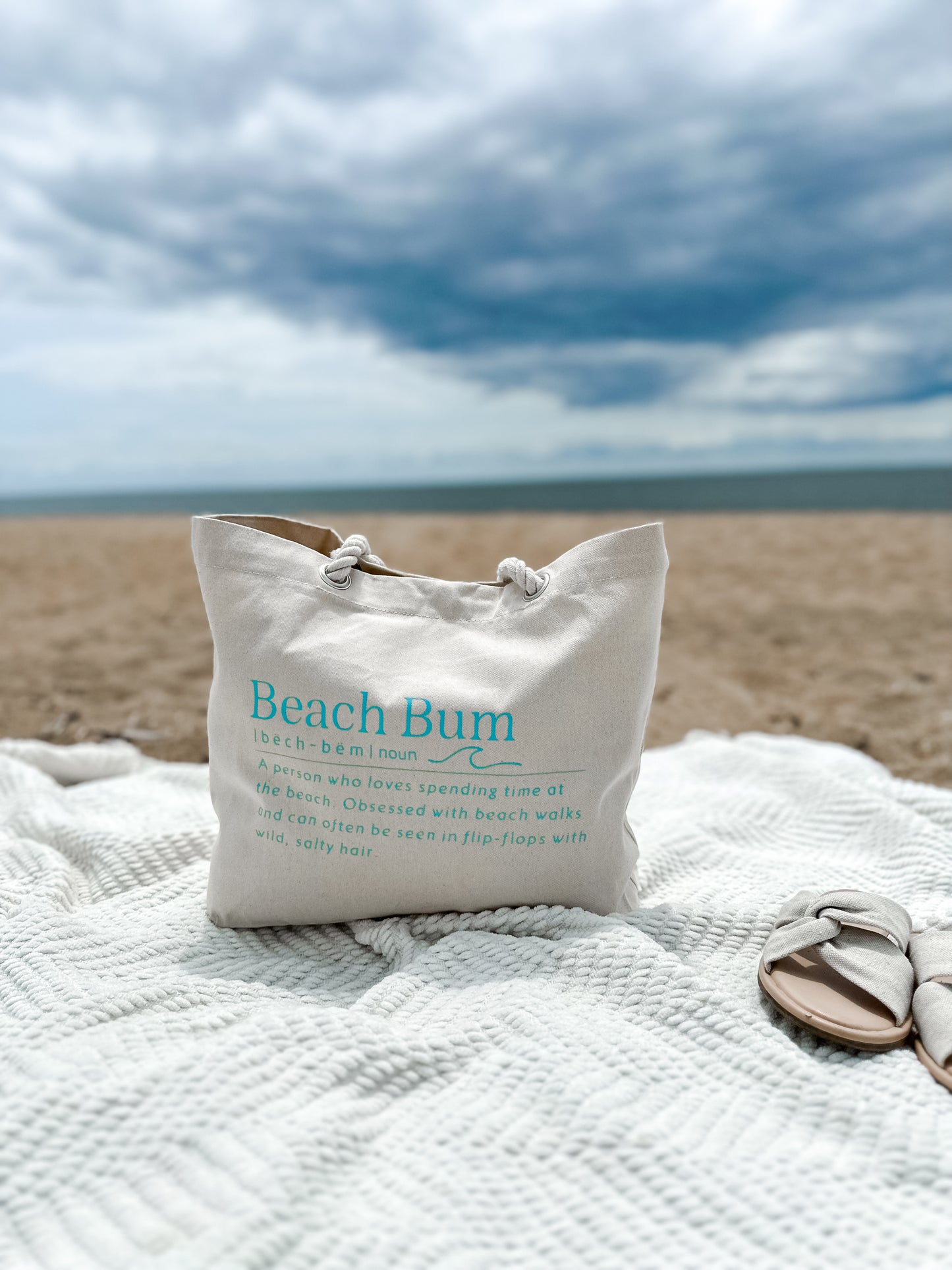 Beach Bum Rope Tote Bag
