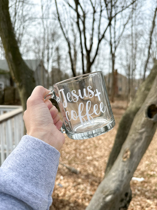 Jesus † Coffee Glass Mug