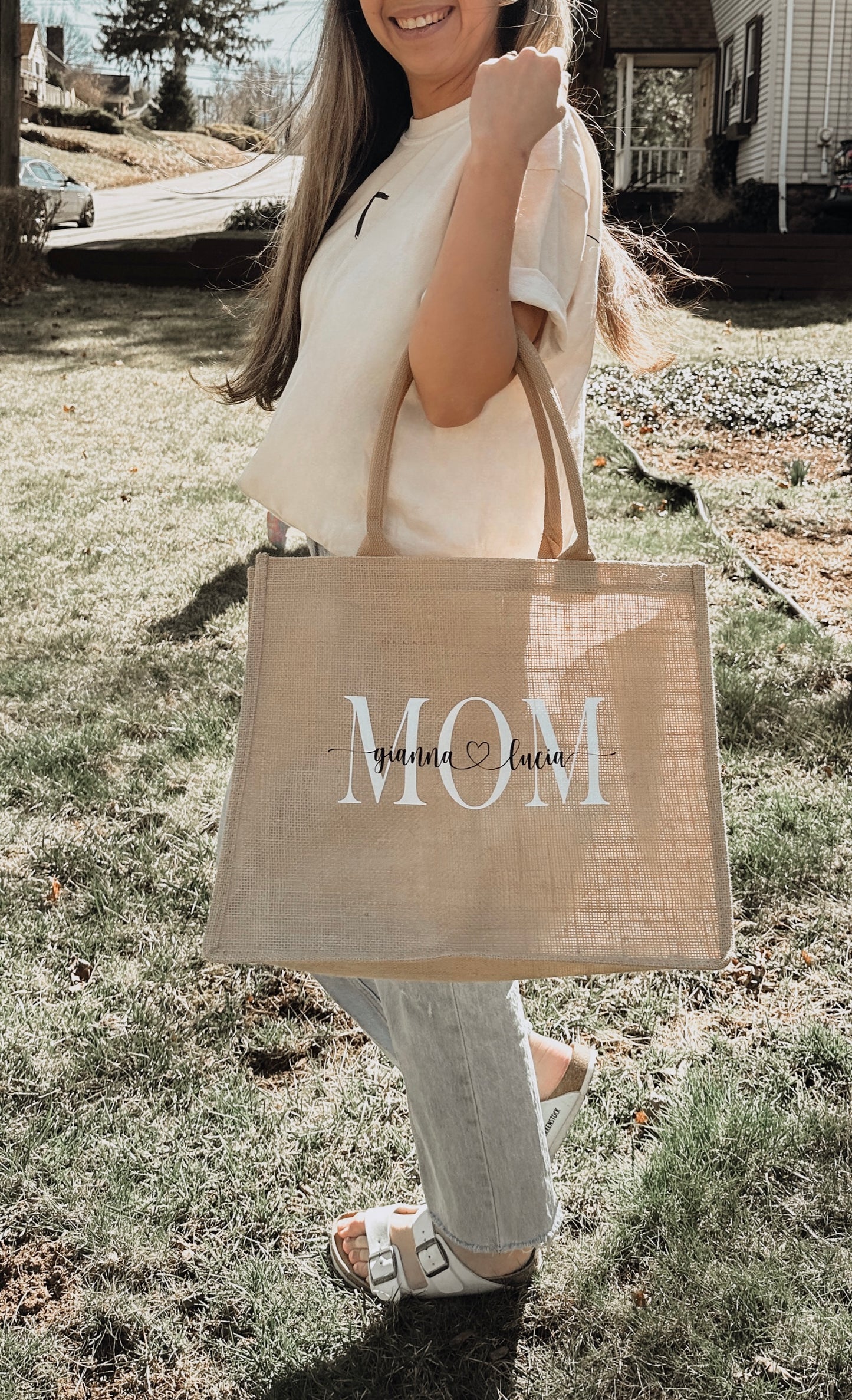 MOM Tote bag personalized