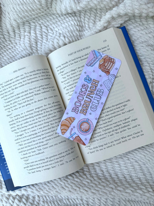 Books & Brunch Club Bookmark
