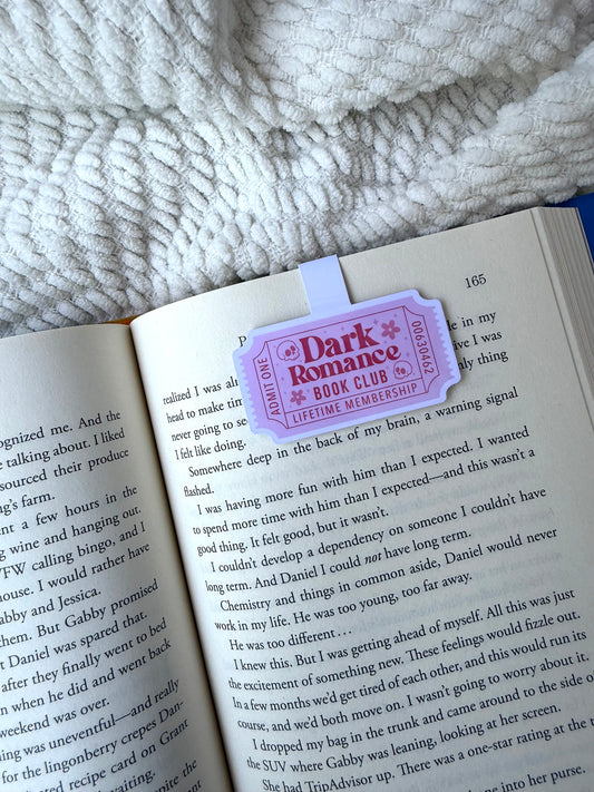 Dark Romance Book Club Magnetic Bookmark