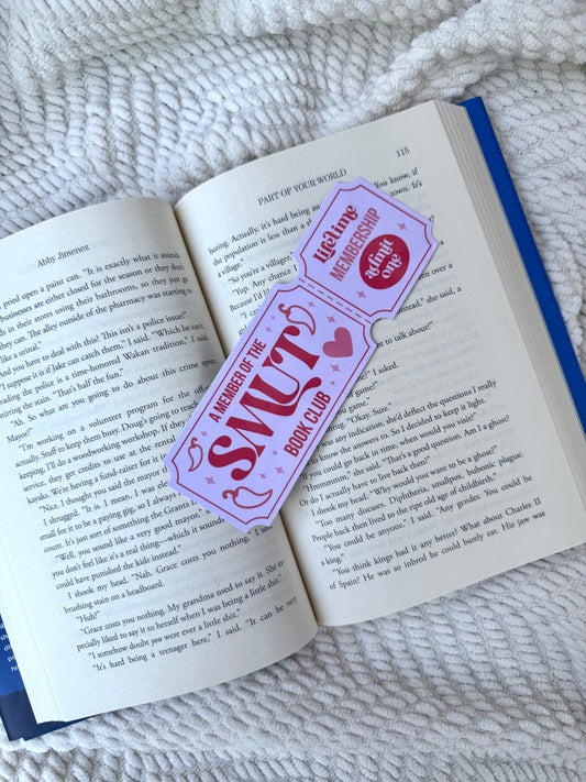 SMUT Book Club Bookmark