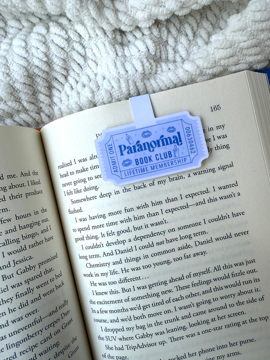 Paranormal Book Club Magnetic Bookmark