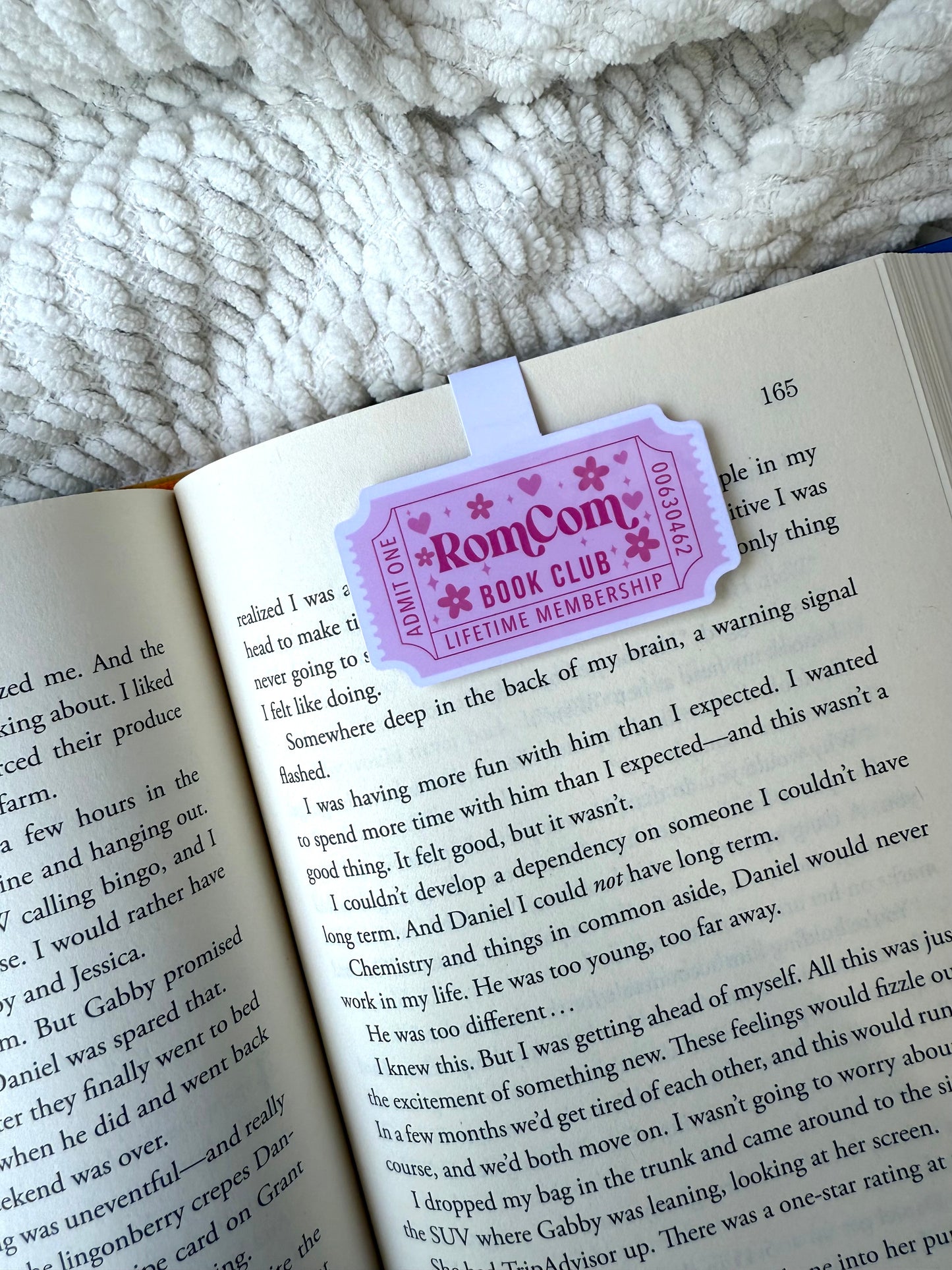 RomCom Book Club Magnetic Bookmark