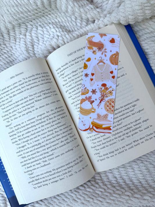 Fall Book Club Bookmark
