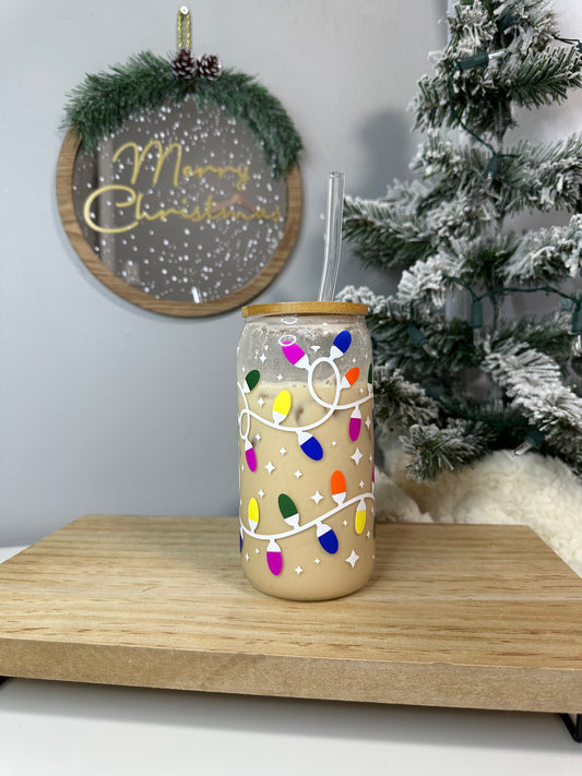 Christmas Light Glass Cup (Color Changing)