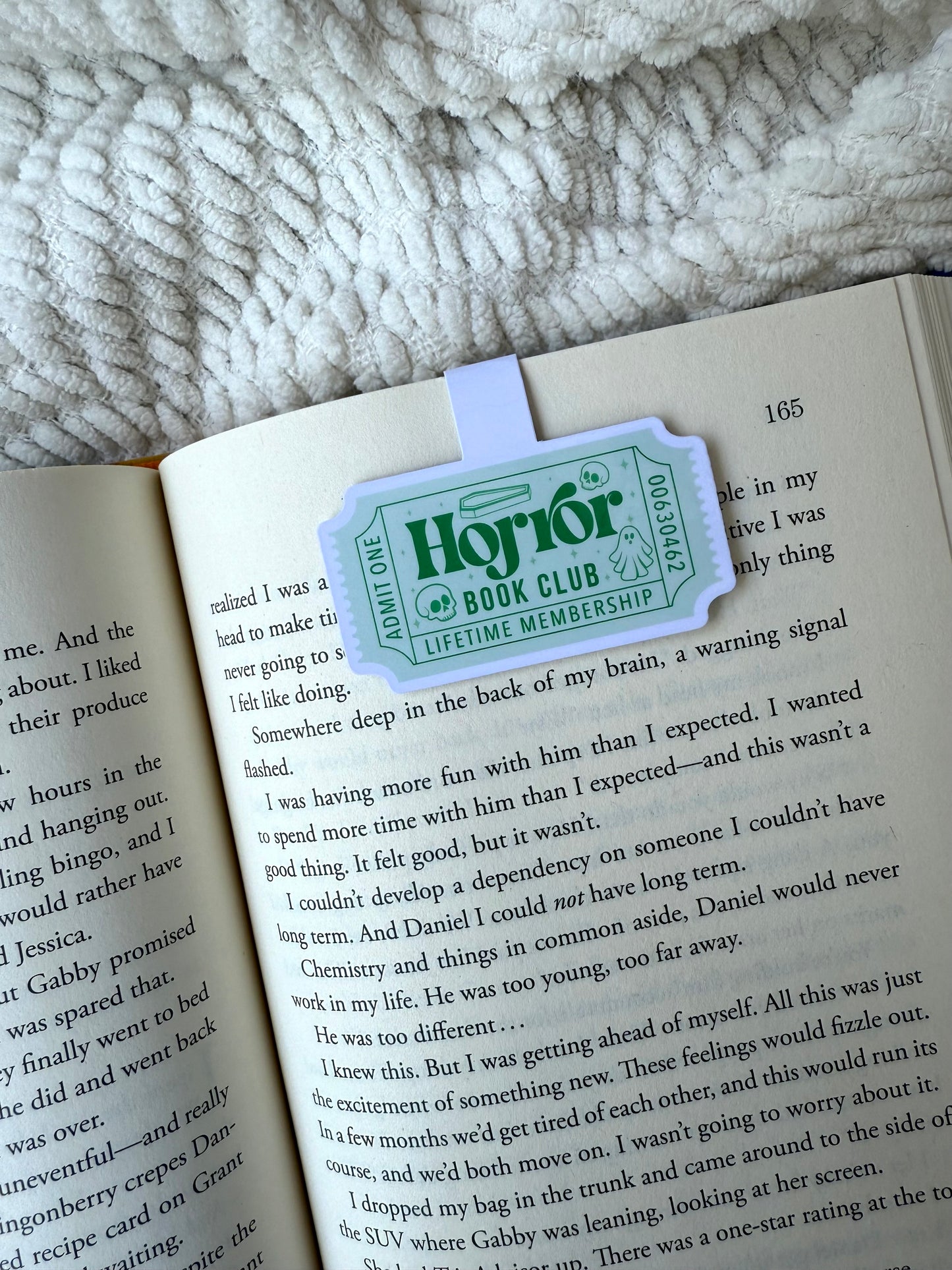 Horror Book Club Magnetic Bookmark