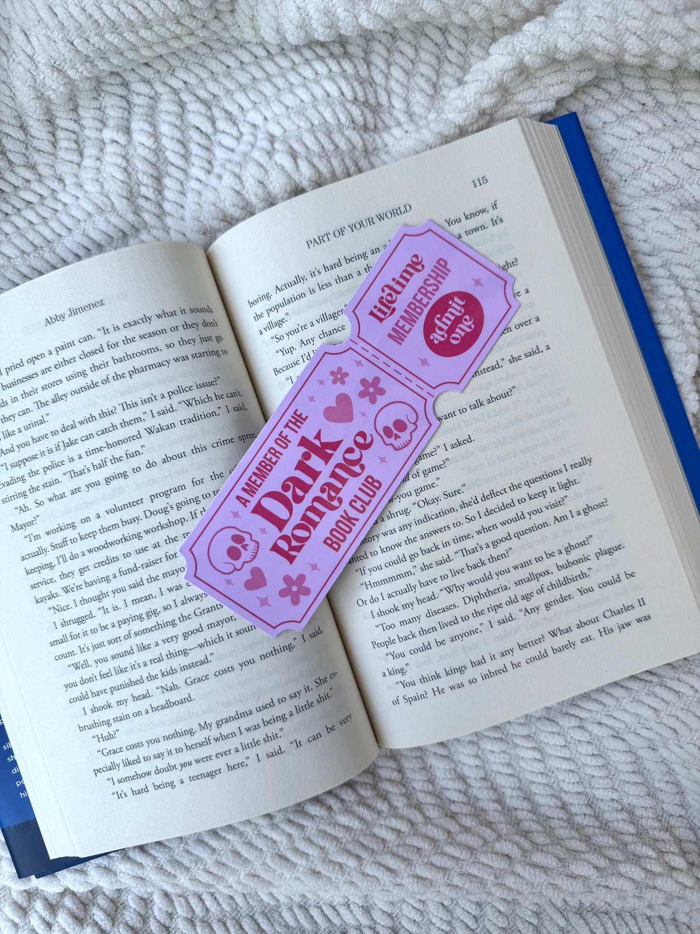 Dark Romance Book Club Bookmark