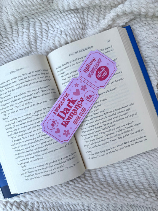 Dark Romance Book Club Bookmark