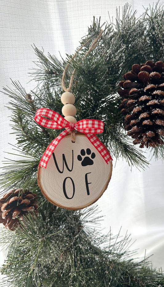 WOOF Ornament